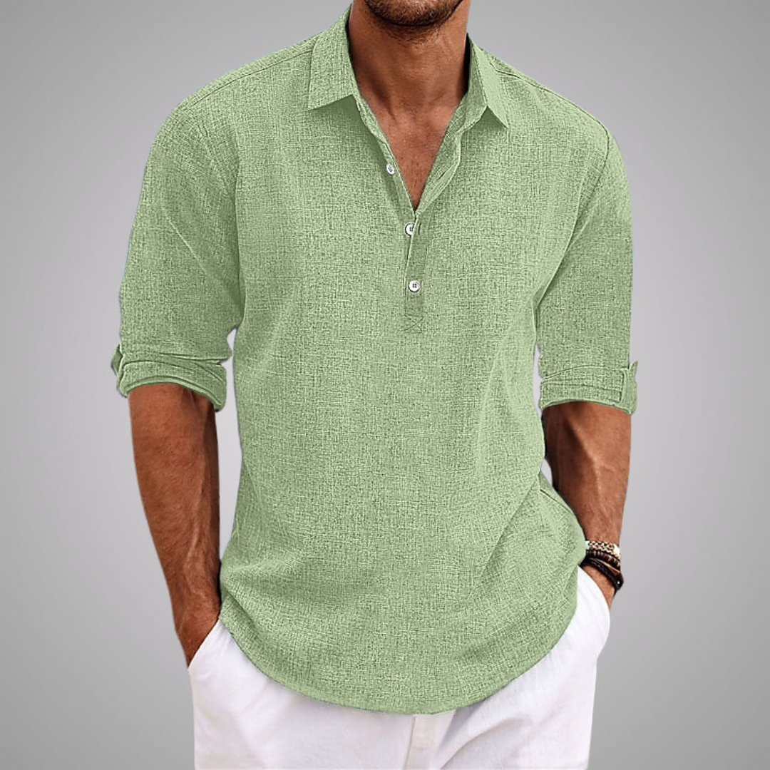 Chemise en lin légère pour homme