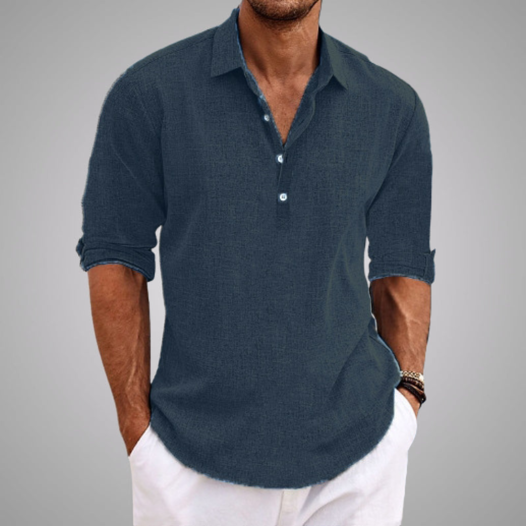 Chemise en lin légère pour homme