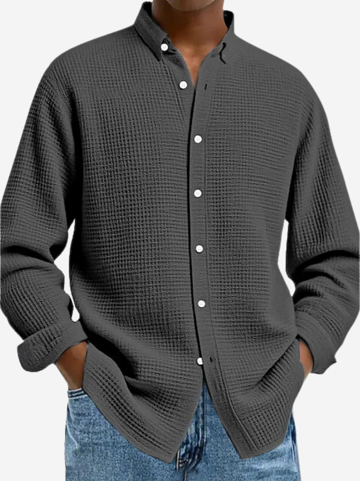 Chemise texturée élégante