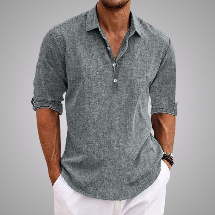 Chemise en lin légère pour homme
