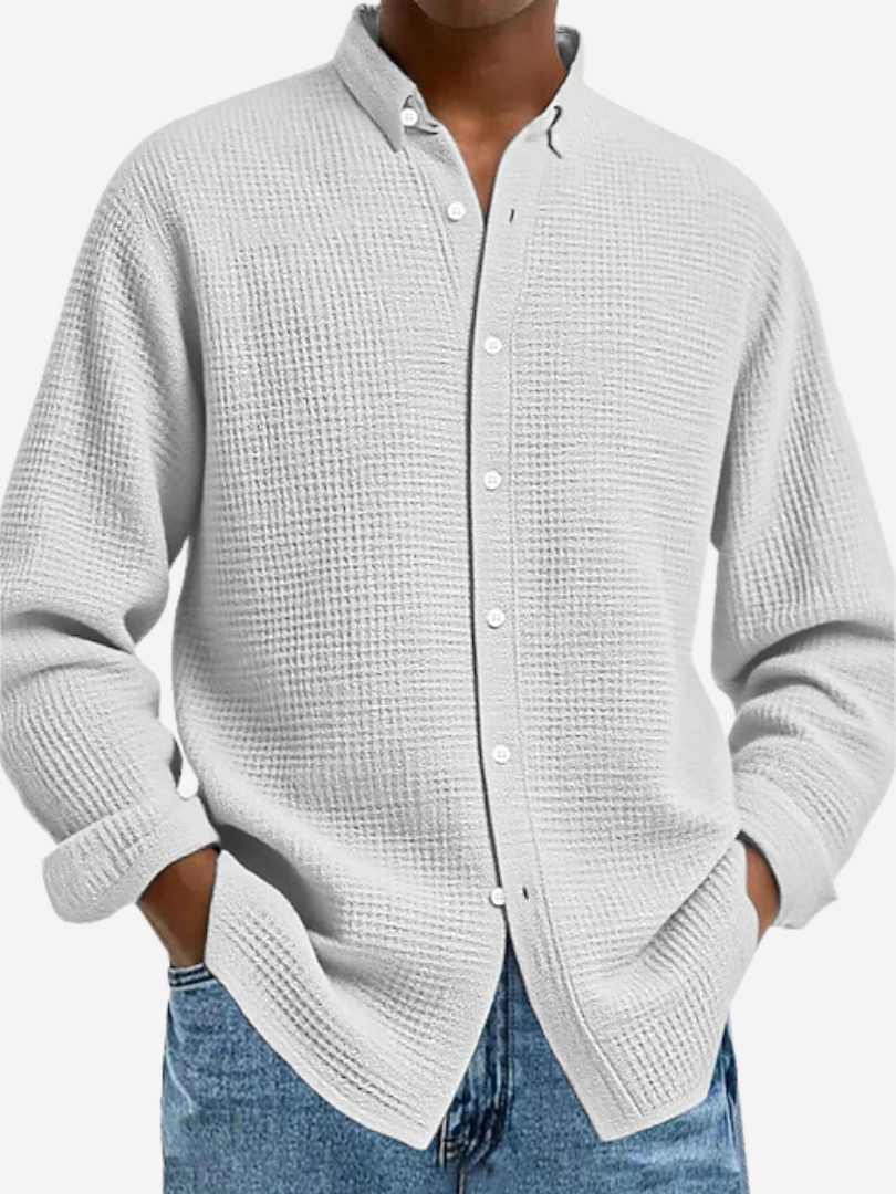 Chemise texturée élégante